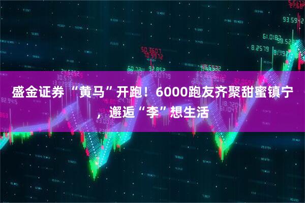 盛金证券 “黄马”开跑！6000跑友齐聚甜蜜镇宁，邂逅“李”想生活
